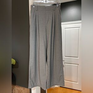 HALARA Elegant Gray Wide-Leg Pants